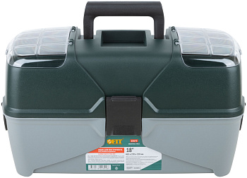Ящик для инструмента "FIT" раздвижной, пластиковый 18" (465х230х250мм) 65675  