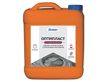 Оптипласт-пластифиц.добавка д/бетонов и строит.растворов 10л  С409