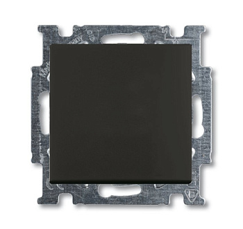 ABB BJB Basic 55 Переключатель 1-клавишный шато (черный) 1012-0-2179