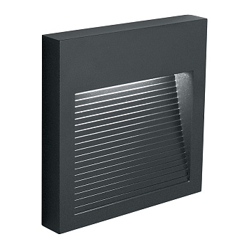 FERON DH204 Светильник 5W, 4000K, IP65, квадрат, серый (60)