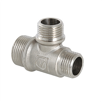 Тройник НР/НР/НР 3/4"-1/2"-3/4" хром Valtec (VTr.131.RN.050405)