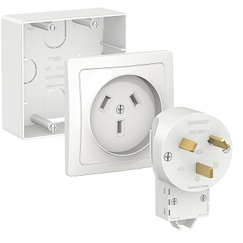 Силовая розетка для плит 32A BLANCA BLNSK003231 SE