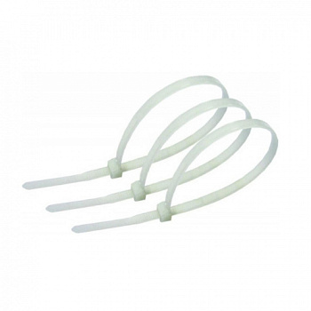 Стяжки DERZHI БЕЛЫЕ 3х150мм (уп.100шт) 158-315