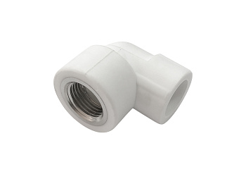 Угольник переходной с внутренней резьбой 25х1/2" (90/15) (Valfex) БЕЛЫЙ