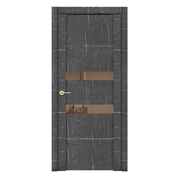 Дверь Uberture UniLine 30037/1 GREY Торос графит 700-2000 (заказ)