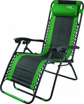 Кресло-шезлонг "Camping Palisad" складное многопозиционное 160х63,5х109см 69606
