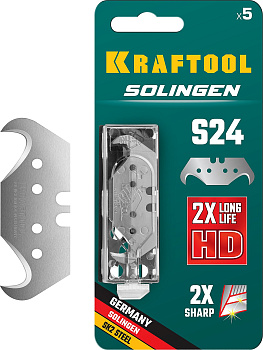 Лезвия крюковидные "KRAFTOOL SOLINGEN" тип S24 (уп.5шт) 09643-S5_z02