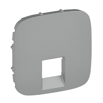 Накладка для розетки RJ45 Алюминий Legrand 755417 ALLURE Венгрия