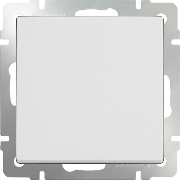 Выключатель 1кл WL01-SW-1G Белый WERKEL