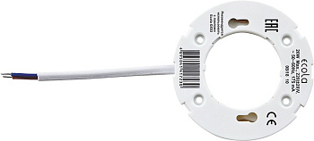 Ecola base GX53 патрон с проводами 2*10cm 400шт