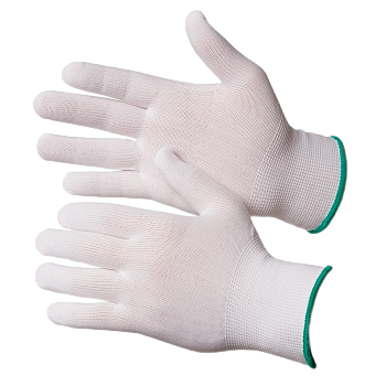 GWARD Touch Перчатки нейлоновые без покрытия (M/L цвет белый) NP1001